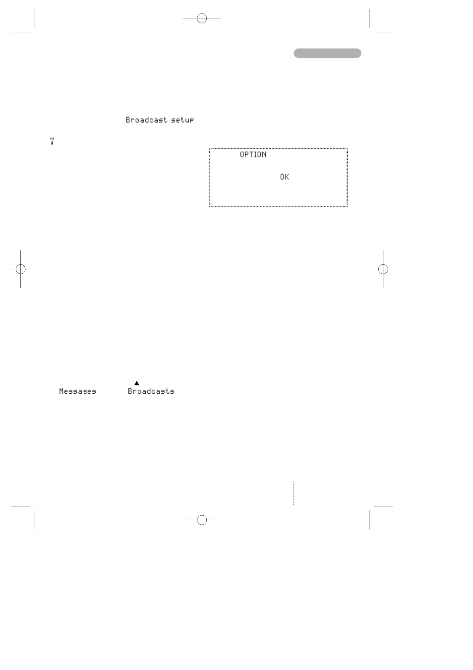 Messages | Bosch GSM 900 User Manual | Page 23 / 44
