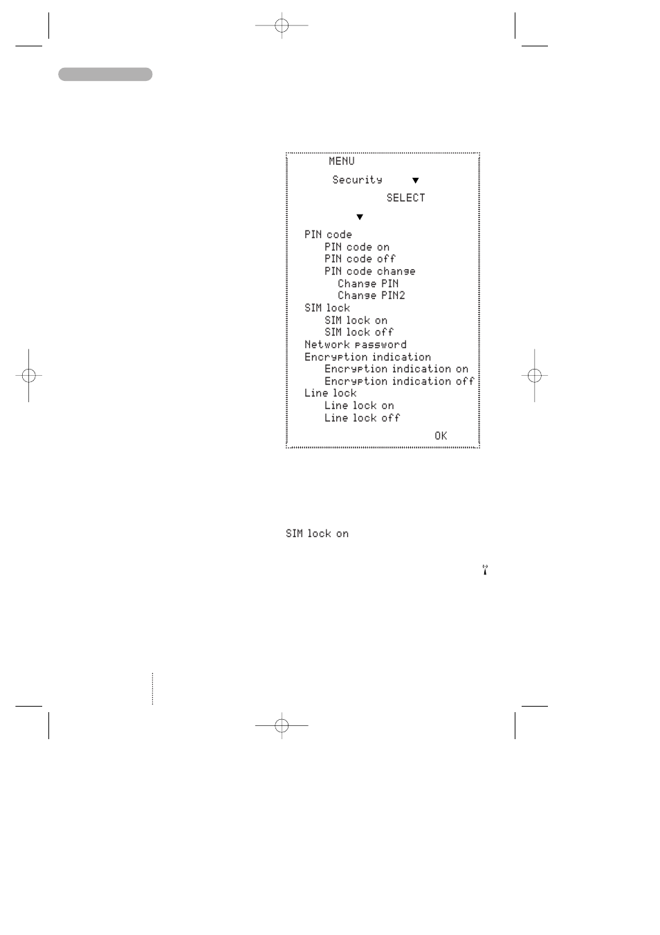 Security | Bosch GSM 900 User Manual | Page 36 / 44