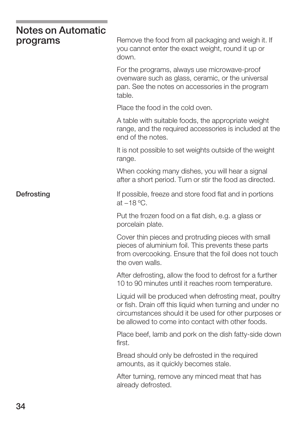 Bosch HBC86K7.0 User Manual | Page 34 / 84