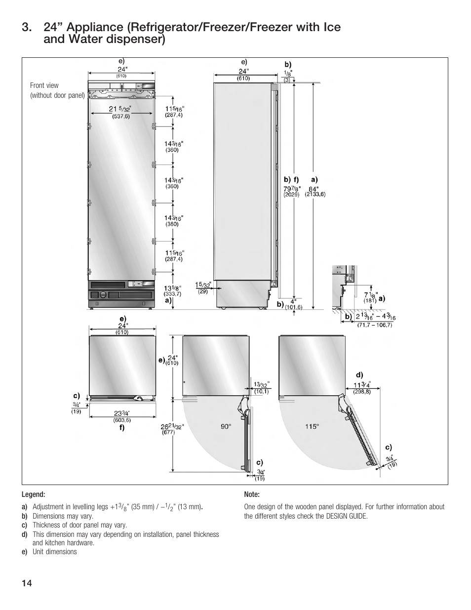 Bosch Single Door User Manual | Page 14 / 124