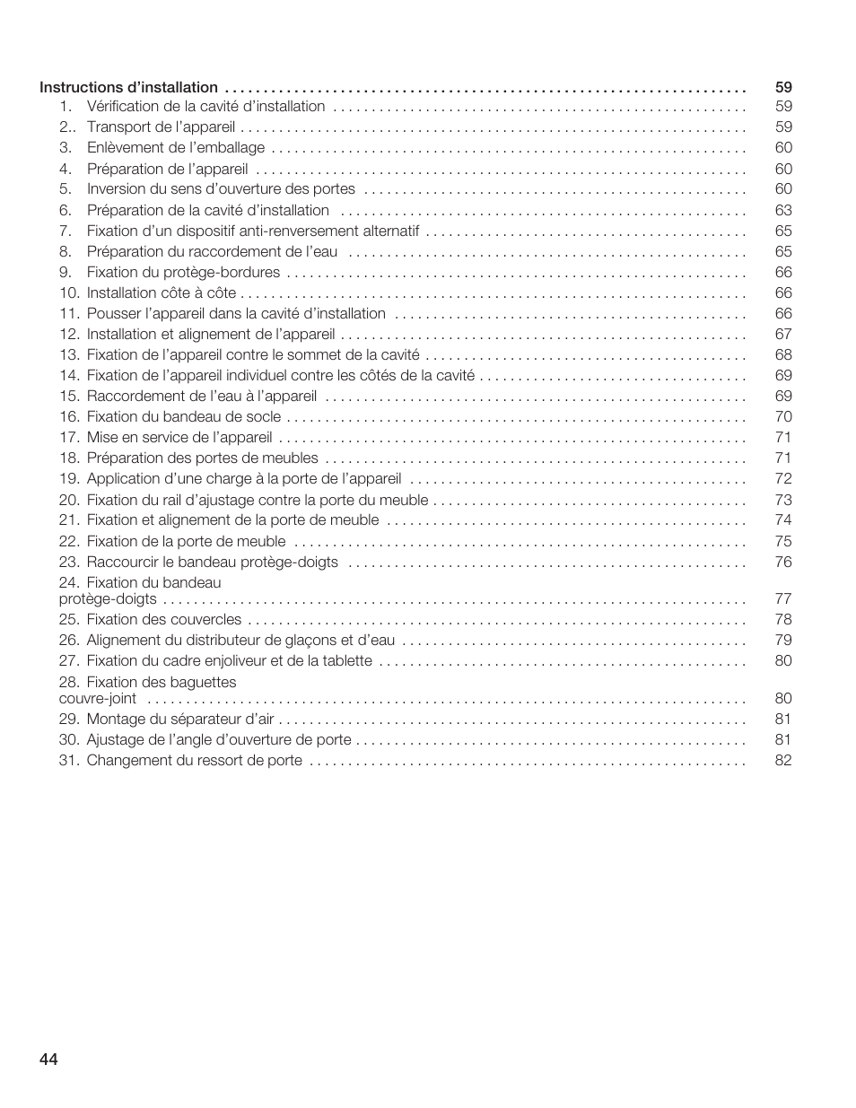 Bosch Single Door User Manual | Page 44 / 124