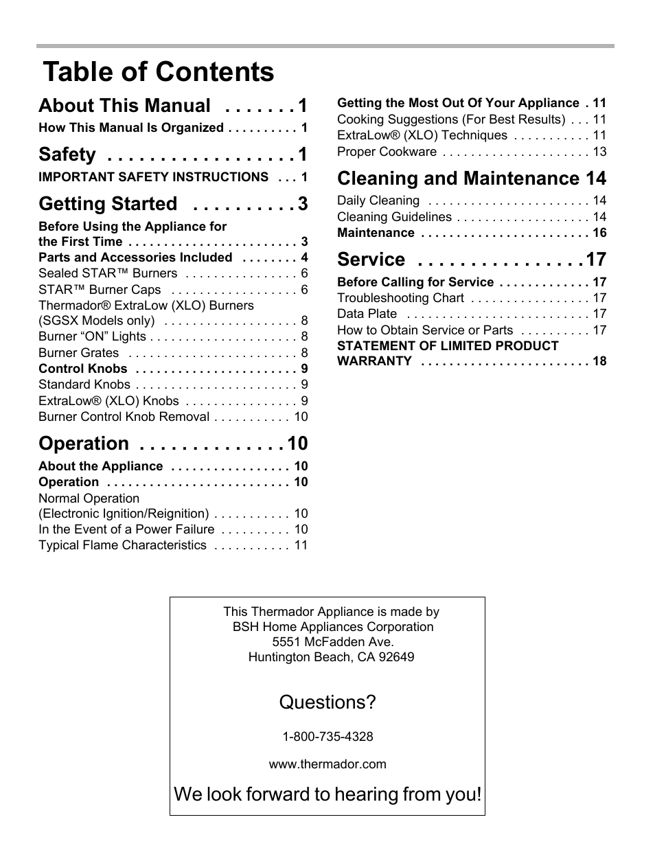Bosch SGSX User Manual | Page 2 / 68