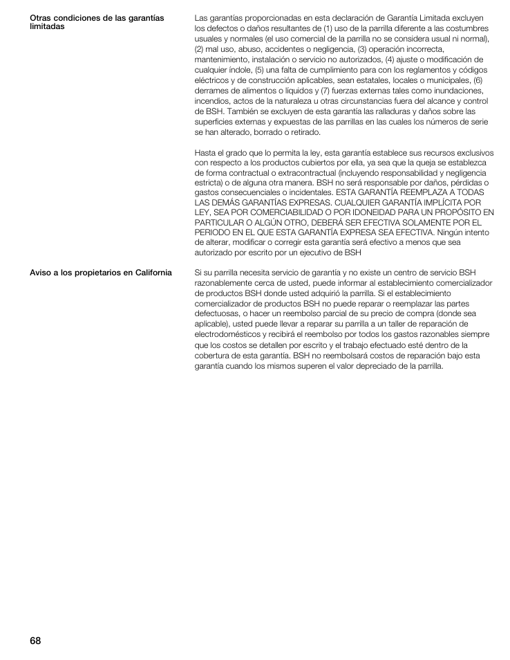 Bosch NIT8053UC User Manual | Page 68 / 69