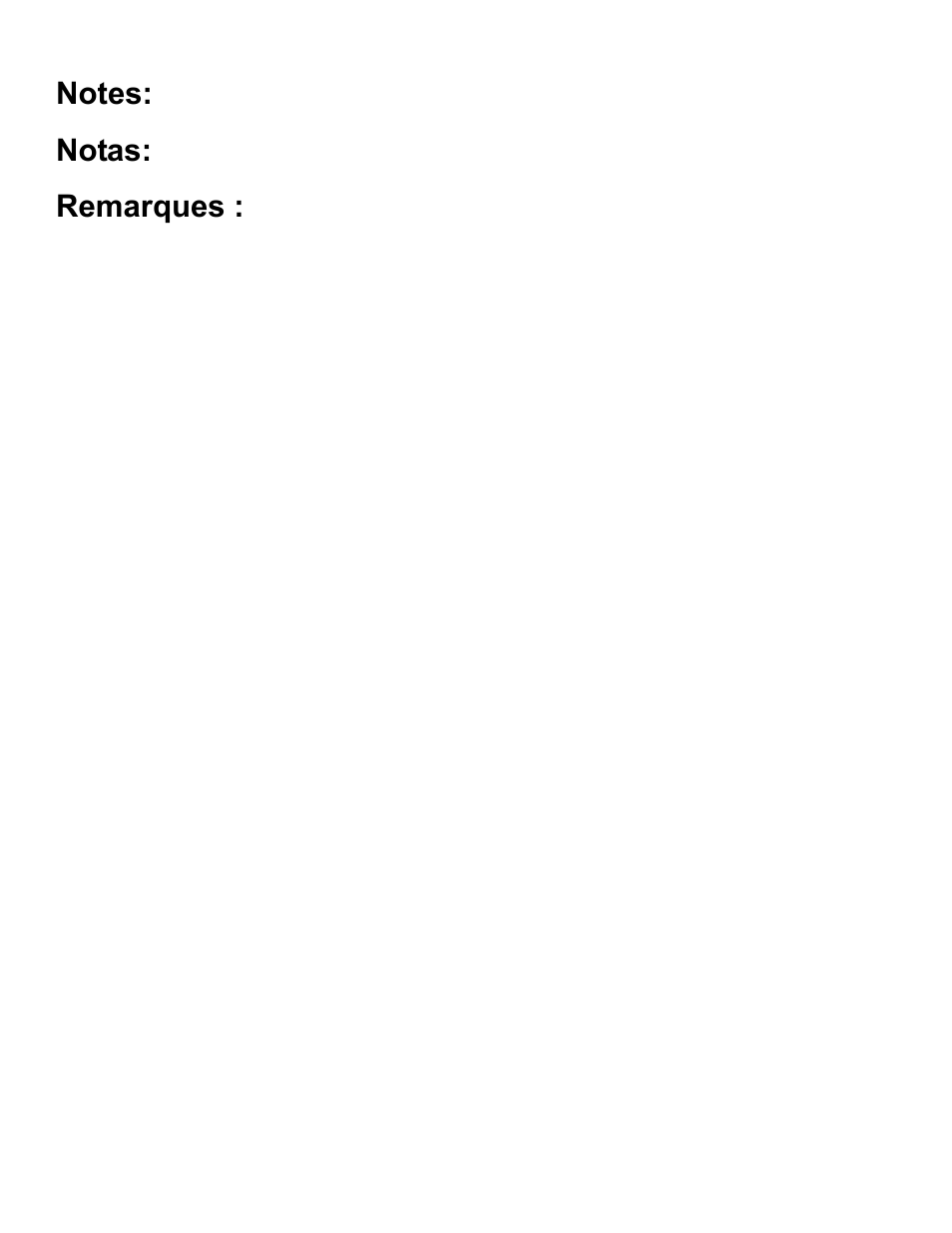 Notes, Notas, Remarques | Bosch HWD27 User Manual | Page 54 / 56