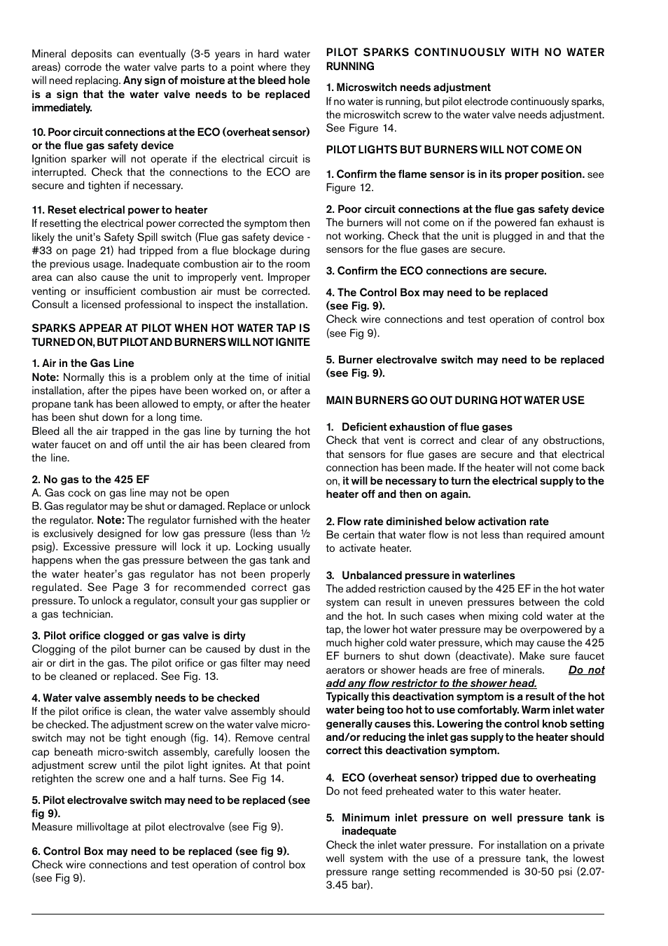 Bosch GWH 425 EF User Manual | Page 18 / 26