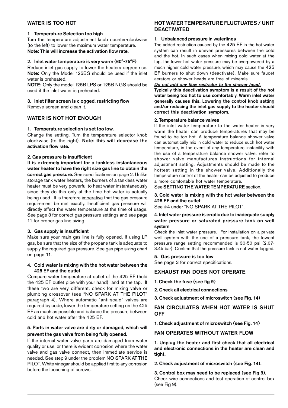 Bosch GWH 425 EF User Manual | Page 19 / 26