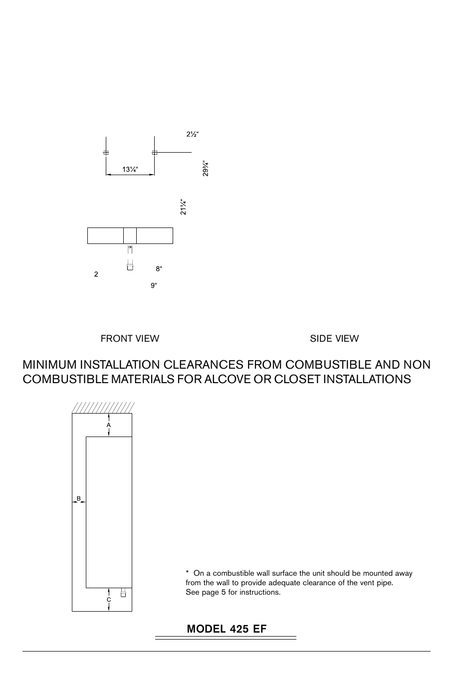 Model 425 ef | Bosch GWH 425 EF User Manual | Page 4 / 26