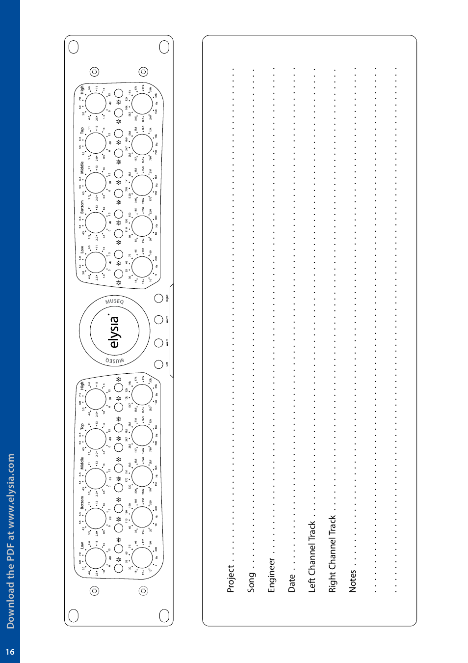 elysia museq User Manual | Page 16 / 17