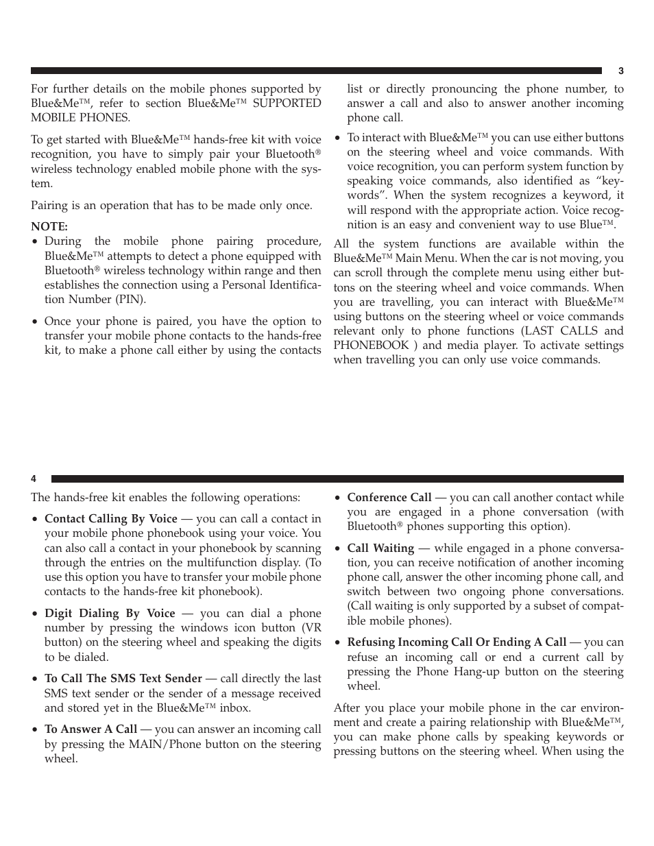 FIAT 2013 500 User Manual | Page 44 / 206