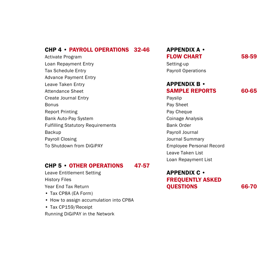 FingerTec DiGiPAY User Manual | Page 3 / 74