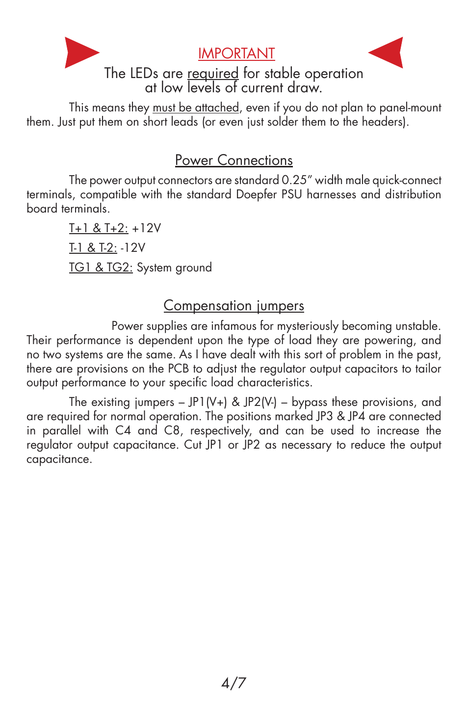 Flight of Harmony Power v1 Bare-Bones User Manual | Page 4 / 8