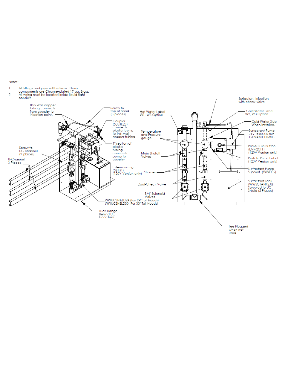 Self cleaning manifold, Self cleaning manifold details | FloAire Fully Integrated Self Cleaning System User Manual | Page 19 / 28