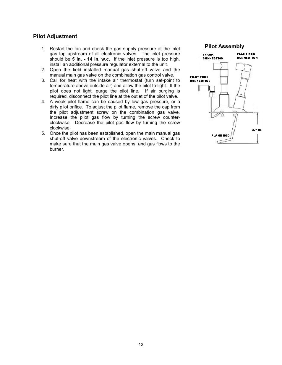 FloAire Compact Direct Fired Heater User Manual | Page 13 / 32
