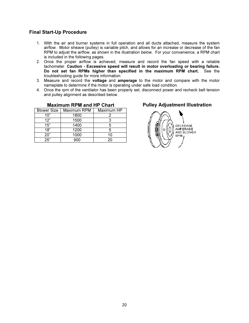 FloAire INDIRECT FIRED BENT TUBE MODULE User Manual | Page 20 / 44