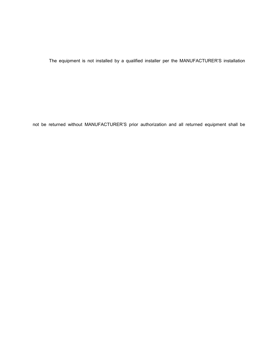 Warranty | FloAire Demand Control Ventilation System User Manual | Page 3 / 36