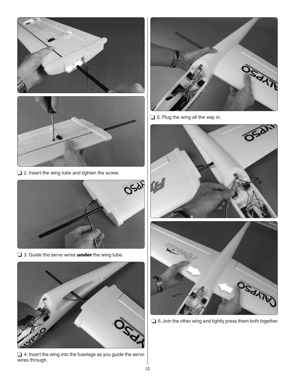 Flyzone FLZA3004 User Manual | Page 12 / 20