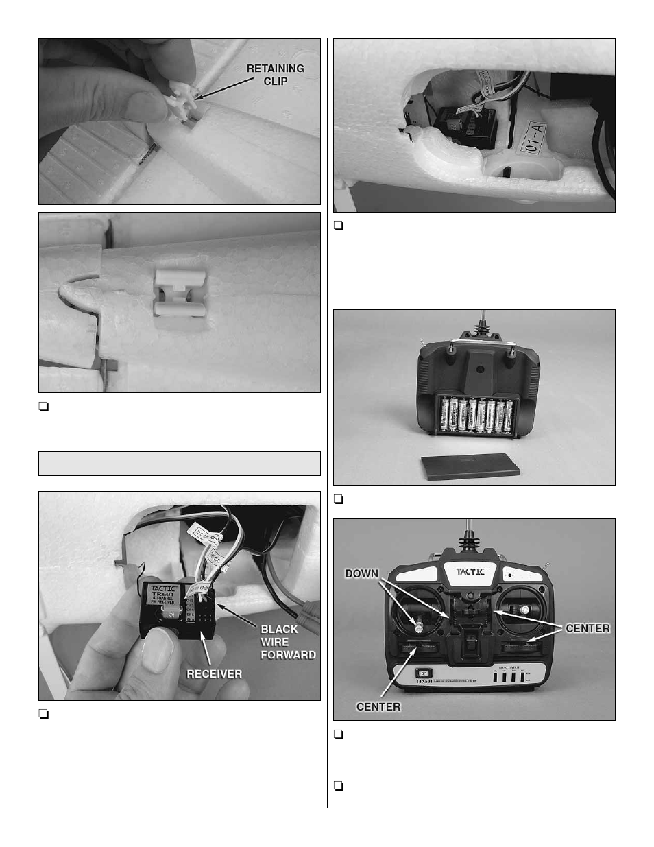 Hook up the controls | Flyzone FLZA4004 User Manual | Page 7 / 16