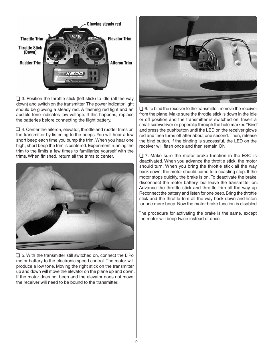 Flyzone FLZA3014 User Manual | Page 9 / 24