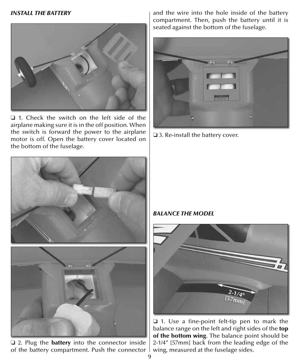 Flyzone HCAA27 User Manual | Page 9 / 16