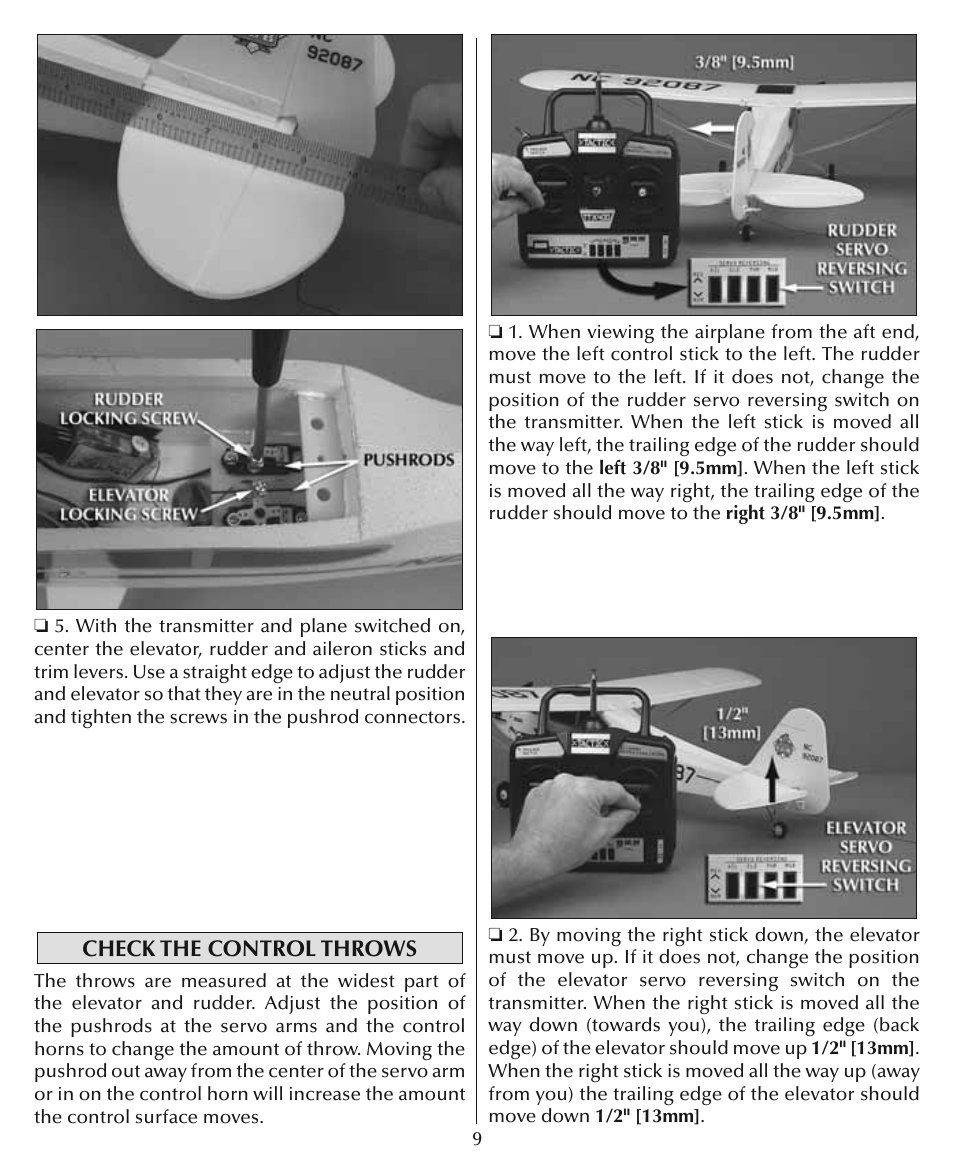 Flyzone HCAA24 User Manual | Page 9 / 16