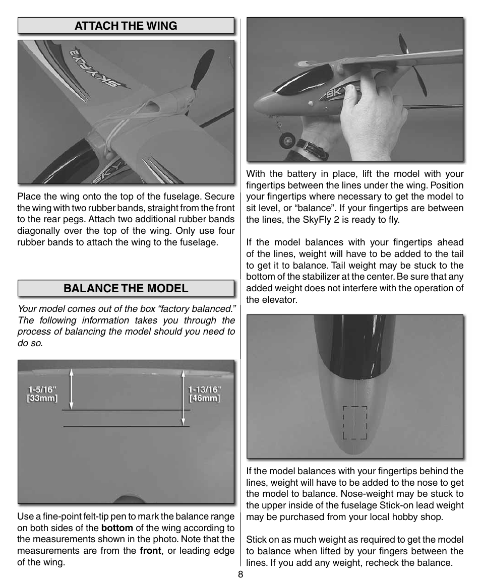 Flyzone HCAA41 User Manual | Page 8 / 12