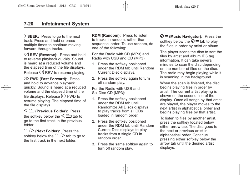 GMC 2012 Sierra User Manual | Page 230 / 556