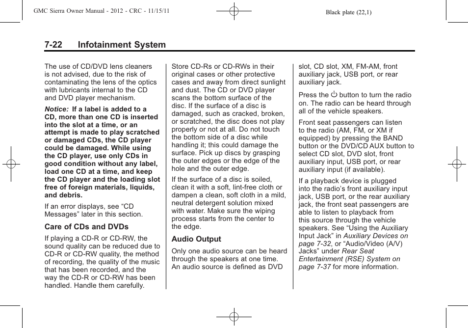 GMC 2012 Sierra User Manual | Page 232 / 556