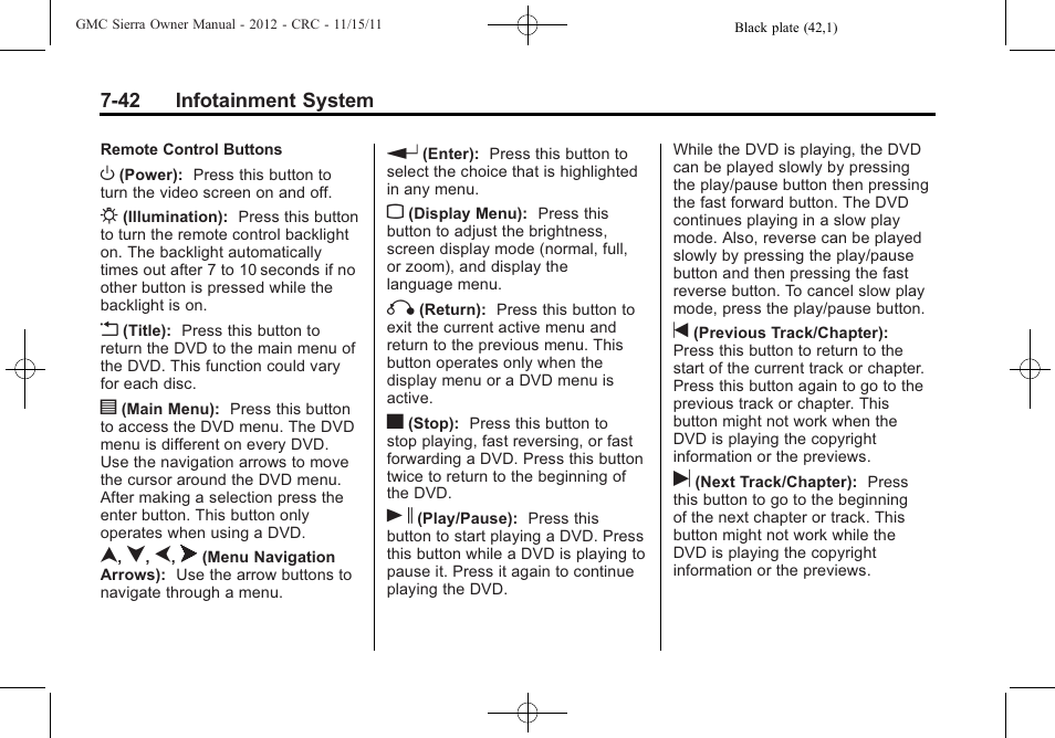 GMC 2012 Sierra User Manual | Page 252 / 556