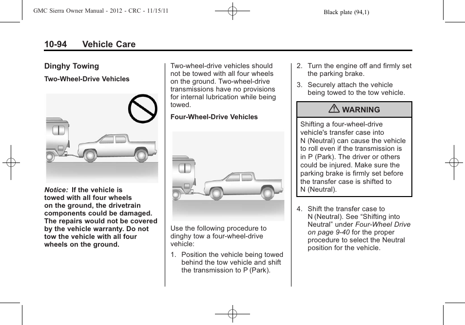 GMC 2012 Sierra User Manual | Page 480 / 556
