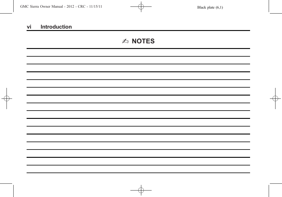 GMC 2012 Sierra User Manual | Page 6 / 556