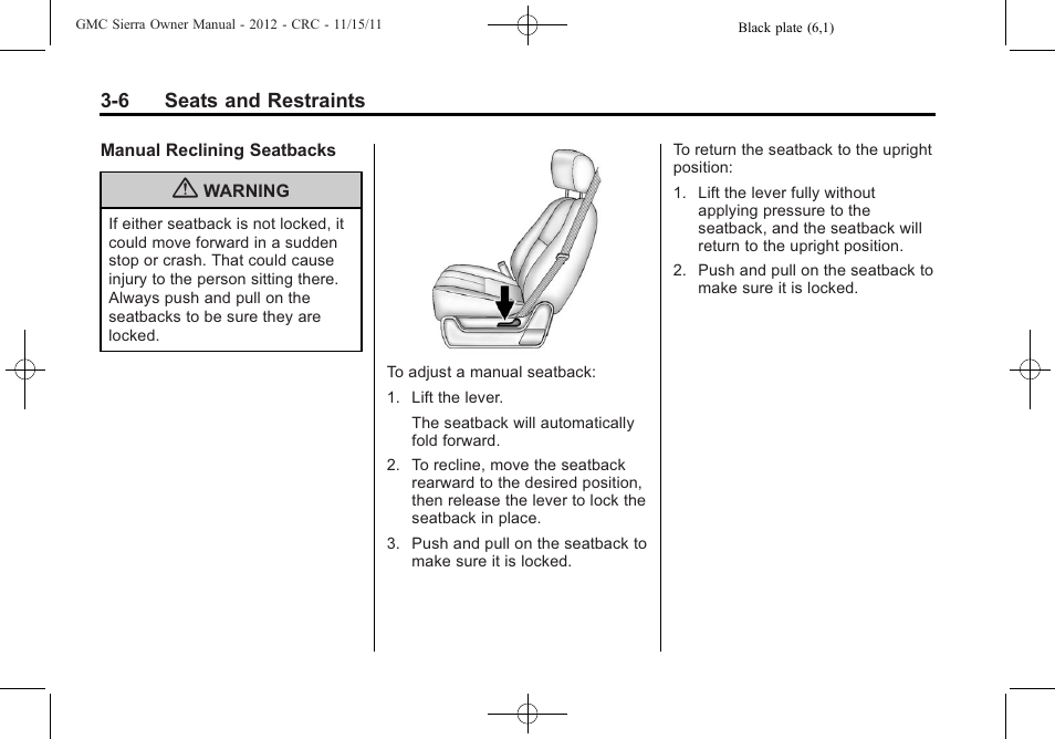 GMC 2012 Sierra User Manual | Page 74 / 556