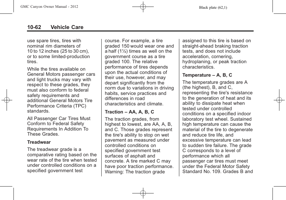 GMC 2012 Canyon User Manual | Page 298 / 386