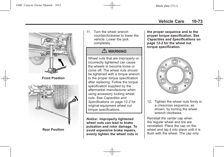 GMC 2012 Canyon User Manual | Page 309 / 386
