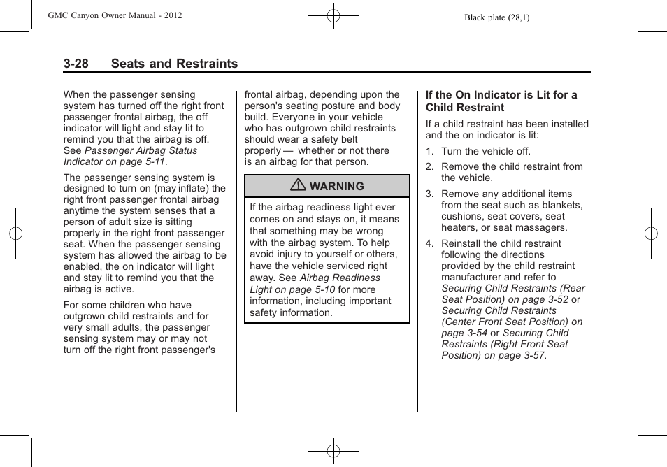 GMC 2012 Canyon User Manual | Page 72 / 386