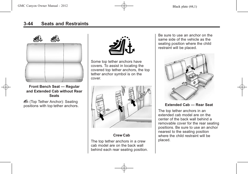 GMC 2012 Canyon User Manual | Page 88 / 386