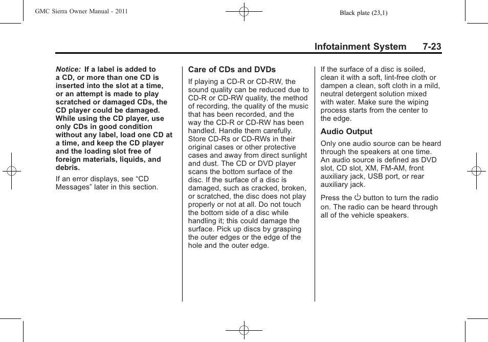 GMC 2011 Sierra User Manual | Page 249 / 594