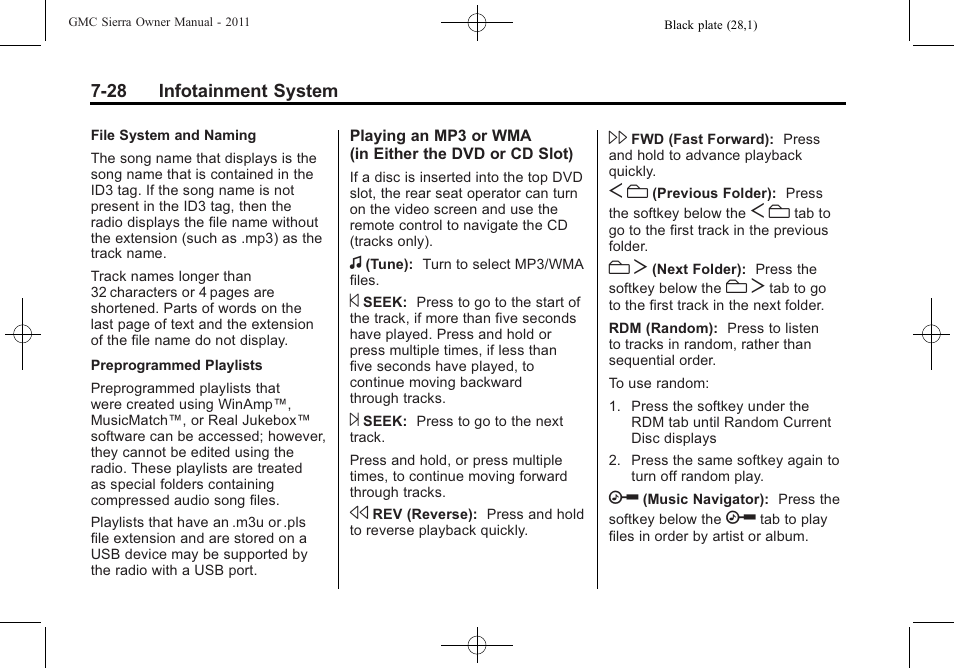 GMC 2011 Sierra User Manual | Page 254 / 594