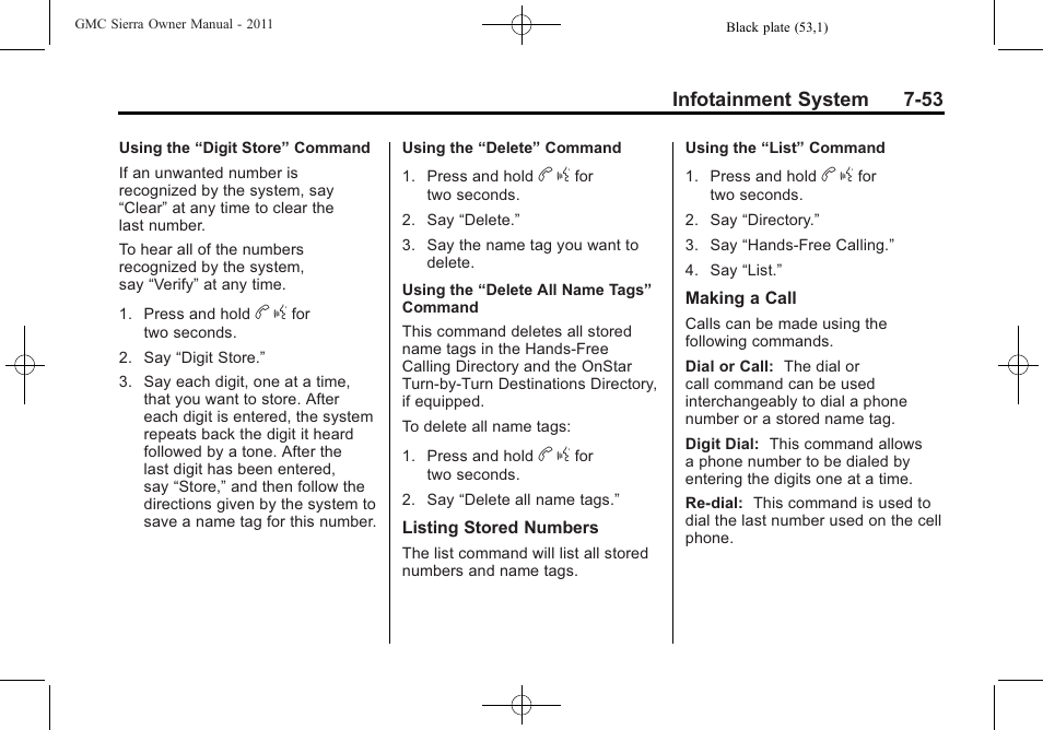 GMC 2011 Sierra User Manual | Page 279 / 594