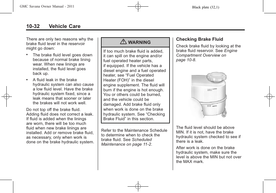 32 vehicle care | GMC 2011 Savana User Manual | Page 298 / 410