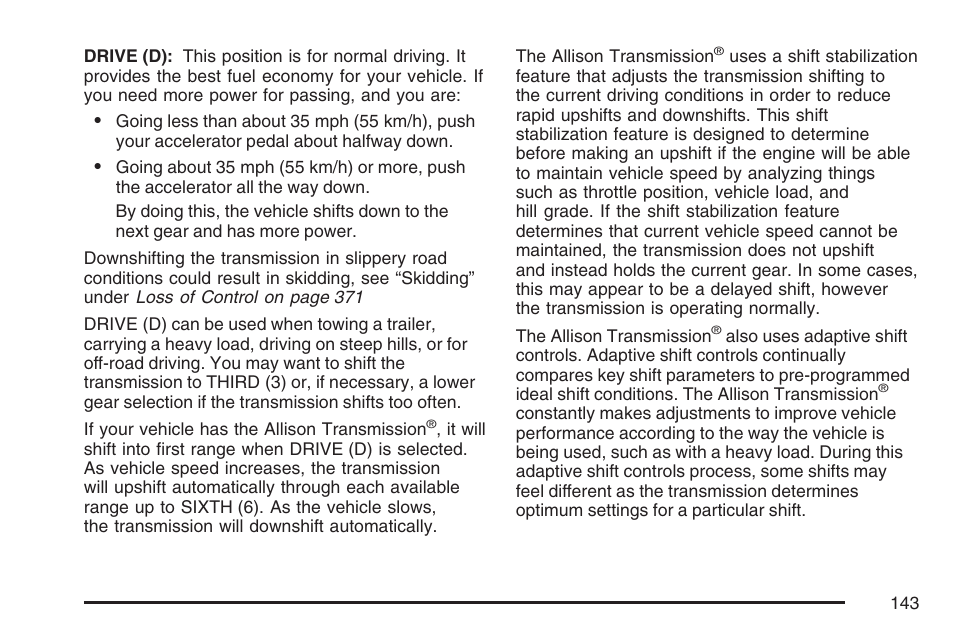 GMC 2007 Sierra User Manual | Page 143 / 674