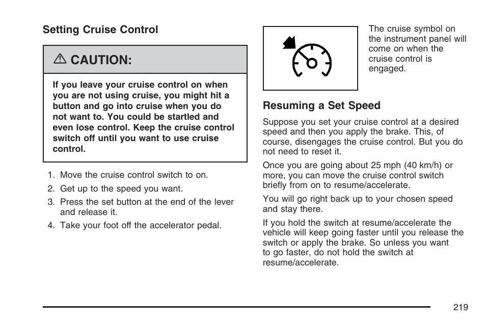 Caution | GMC 2007 Sierra User Manual | Page 219 / 674
