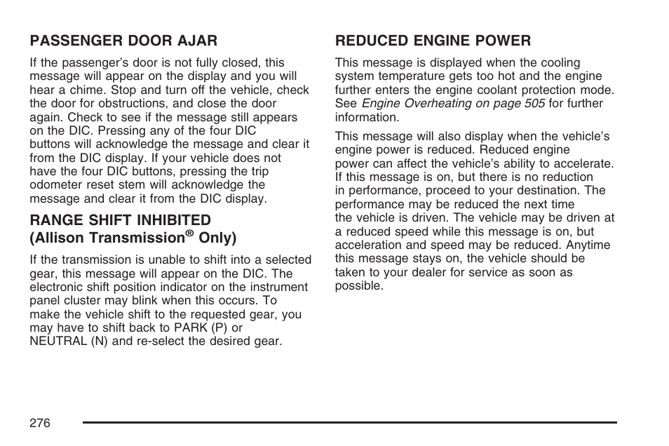 GMC 2007 Sierra User Manual | Page 276 / 674