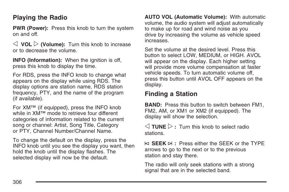 GMC 2007 Sierra User Manual | Page 306 / 674