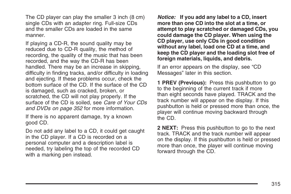 GMC 2007 Sierra User Manual | Page 315 / 674