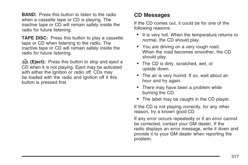 GMC 2007 Sierra User Manual | Page 317 / 674