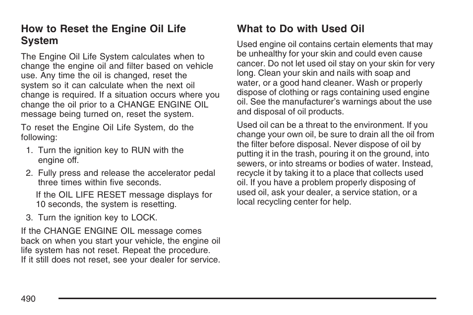 GMC 2007 Sierra User Manual | Page 490 / 674