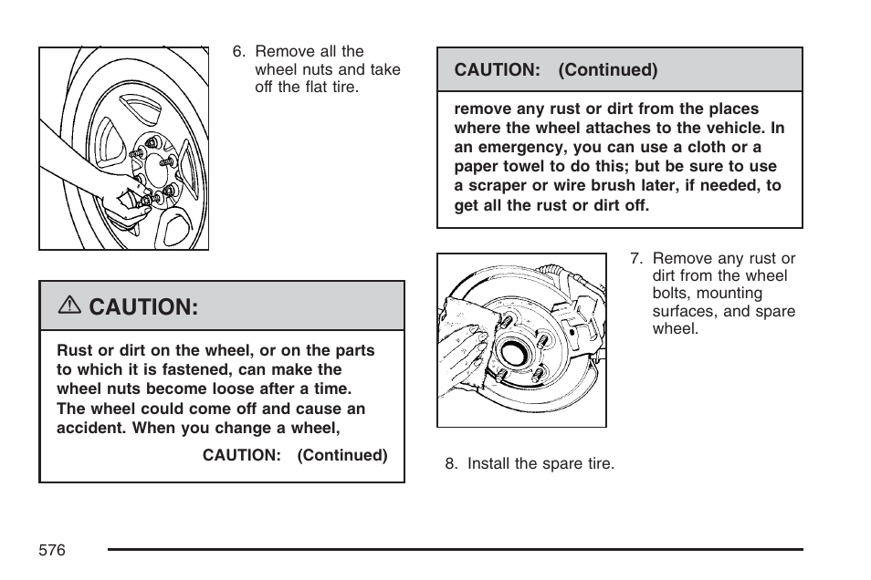 Caution | GMC 2007 Sierra User Manual | Page 576 / 674