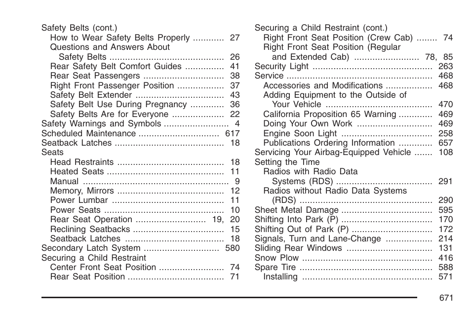 GMC 2007 Sierra User Manual | Page 671 / 674