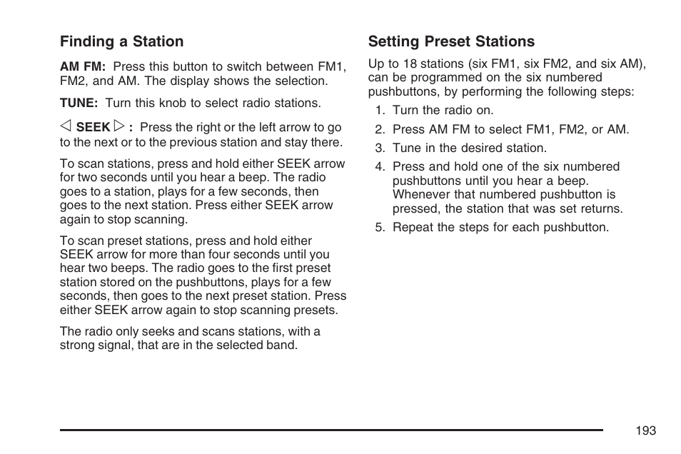GMC 2007 Savana User Manual | Page 193 / 452