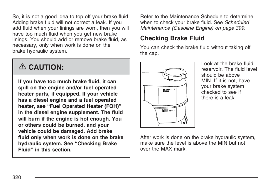 Caution | GMC 2007 Savana User Manual | Page 320 / 452